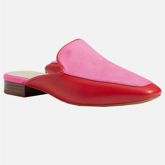 Cole Haan Perley Slip On Mules Vibrant Pink and Red - Picture 14 of 15